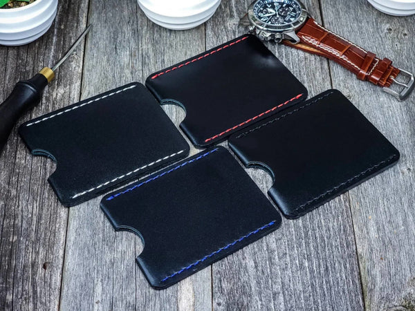 Ultra Slim Card Holder Wallet - Black