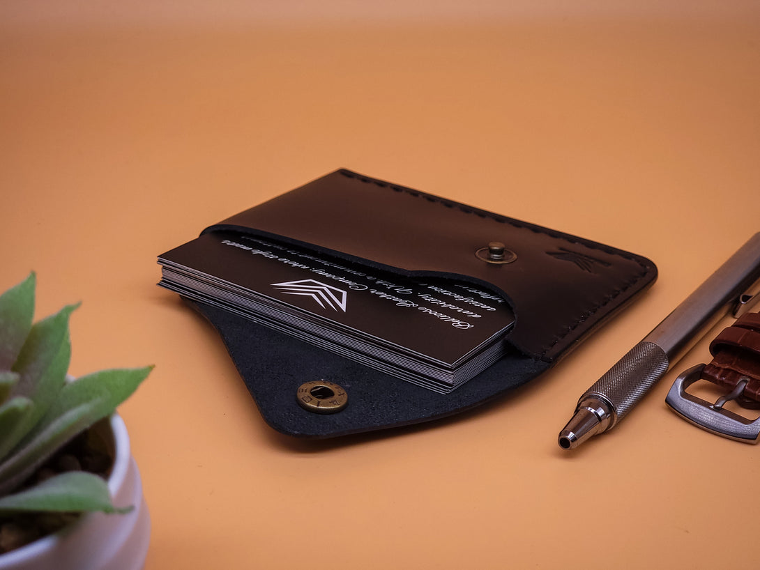 Business Card Holder - Black