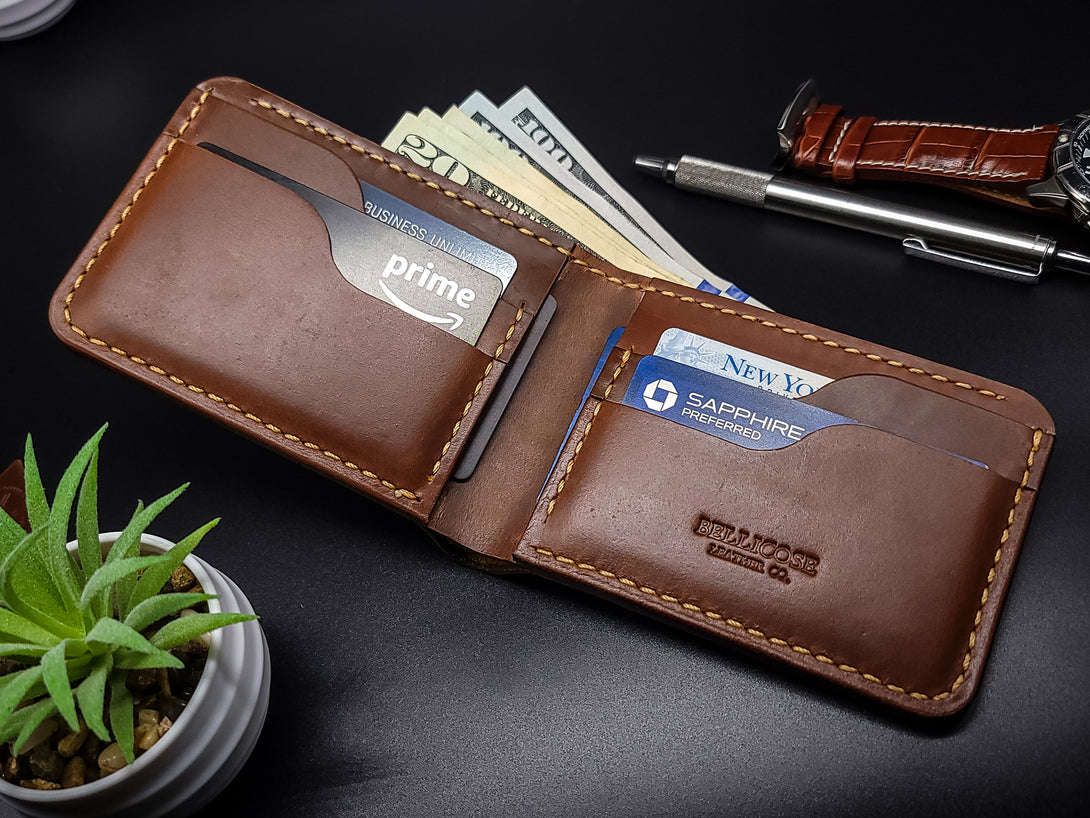 Classic Bifold Wallet - Brown