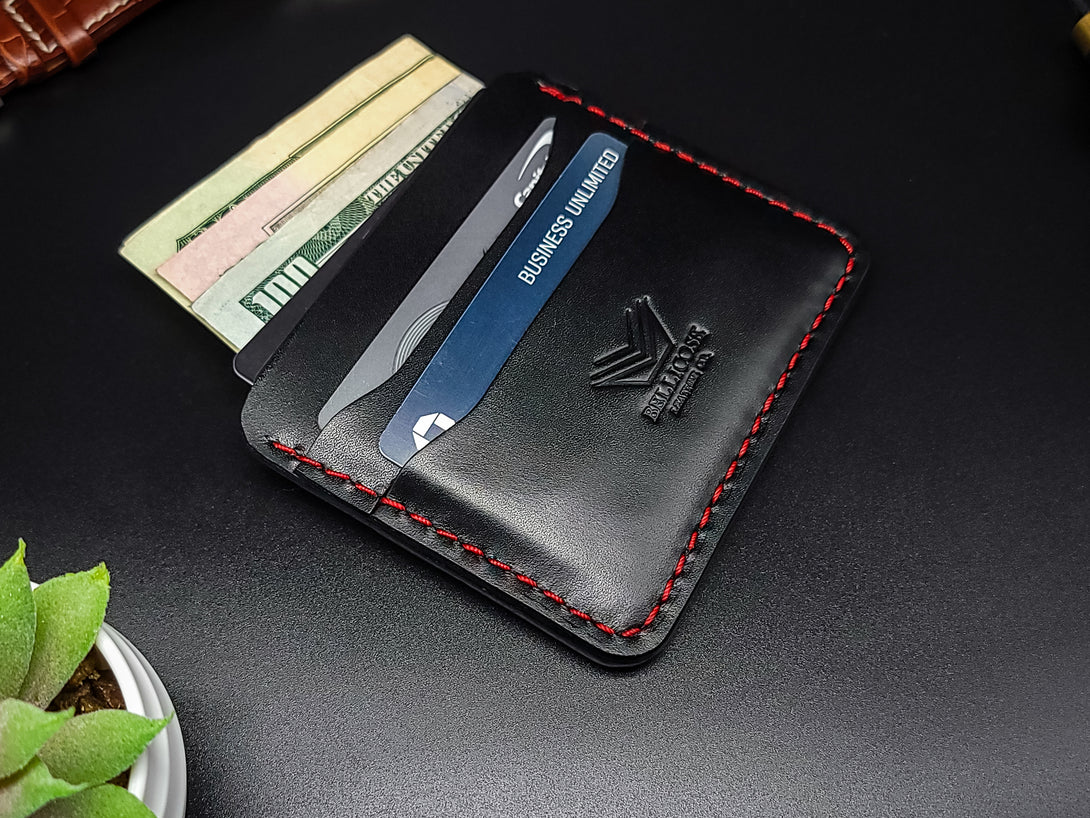 Horizontal Five Pocket Wallet - Black