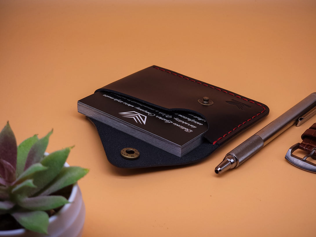 Business Card Holder - Black