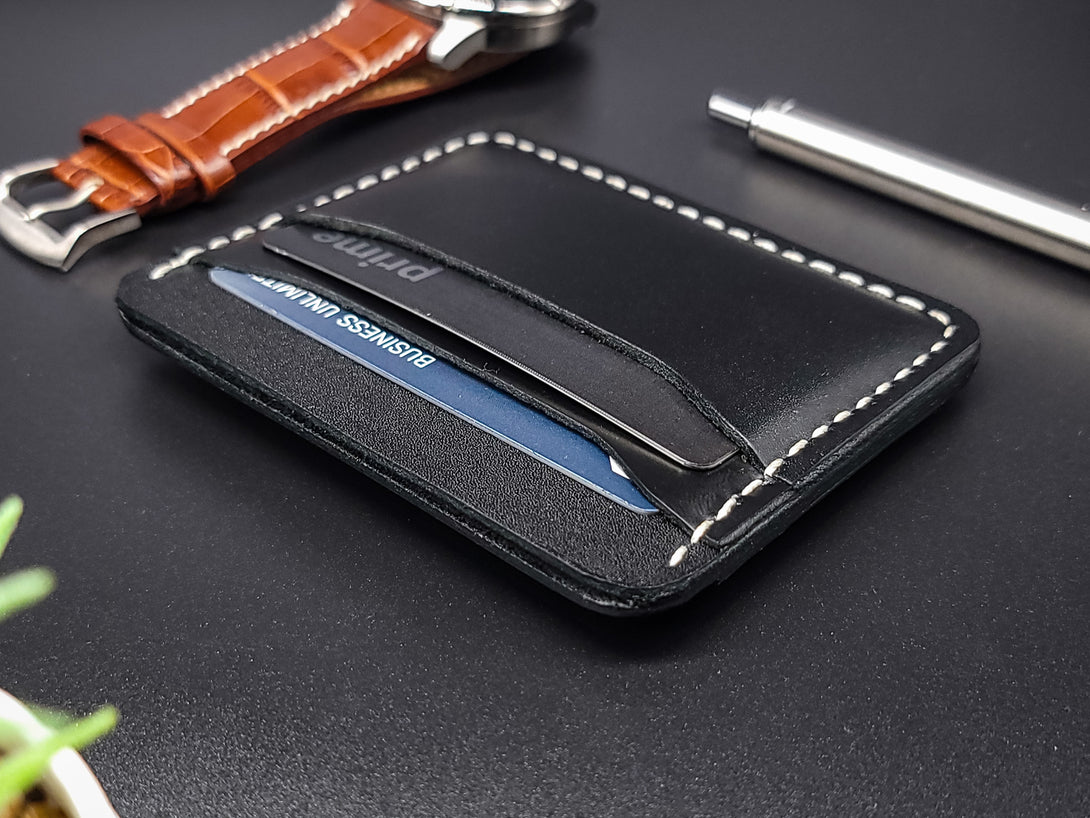 Horizontal Five Pocket Wallet - Black