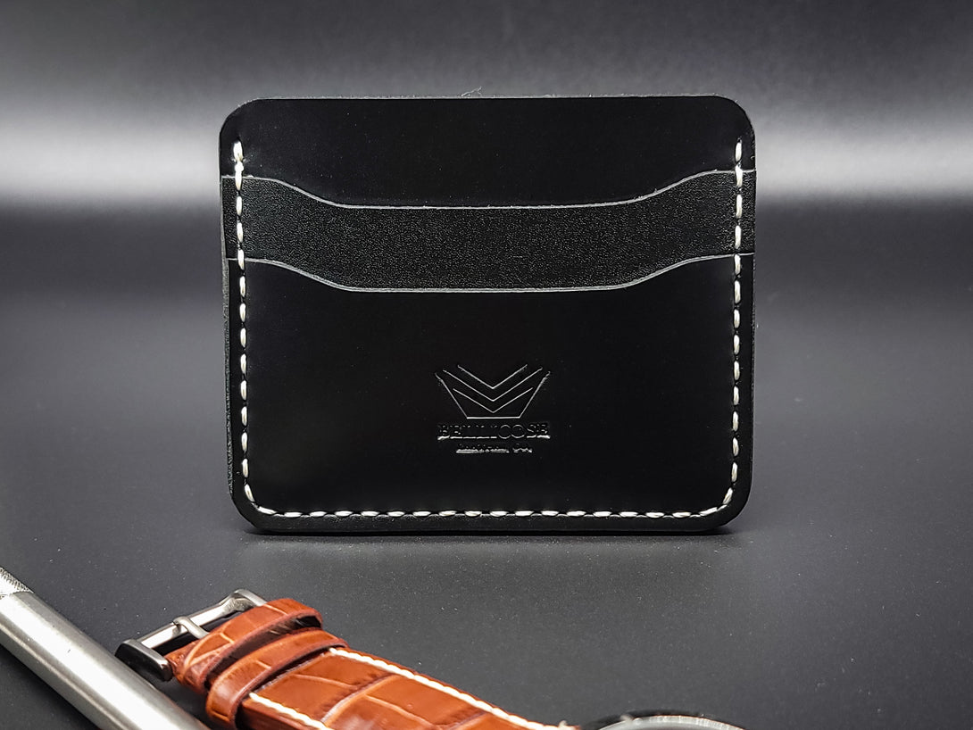 Horizontal Five Pocket Wallet - Black