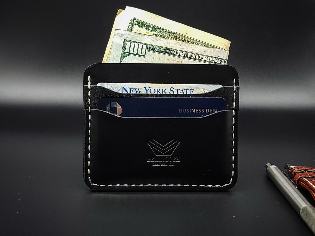 Horizontal Five Pocket Wallet - Black